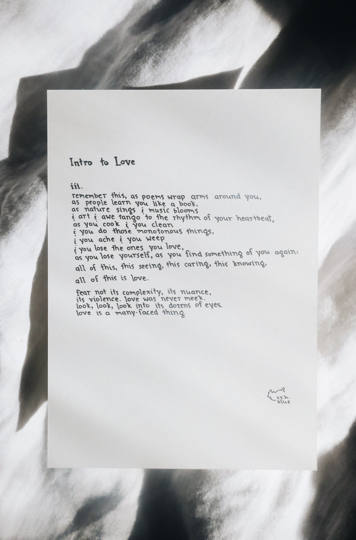 Intro to Love // Poem – NOTESONTHEWAY