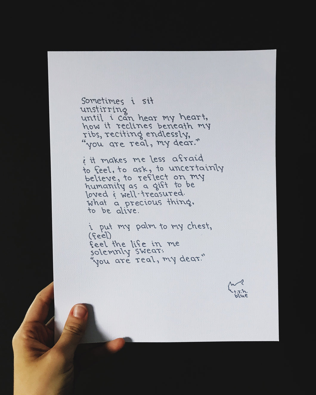 What My Heartbeat Tells Me // Poem