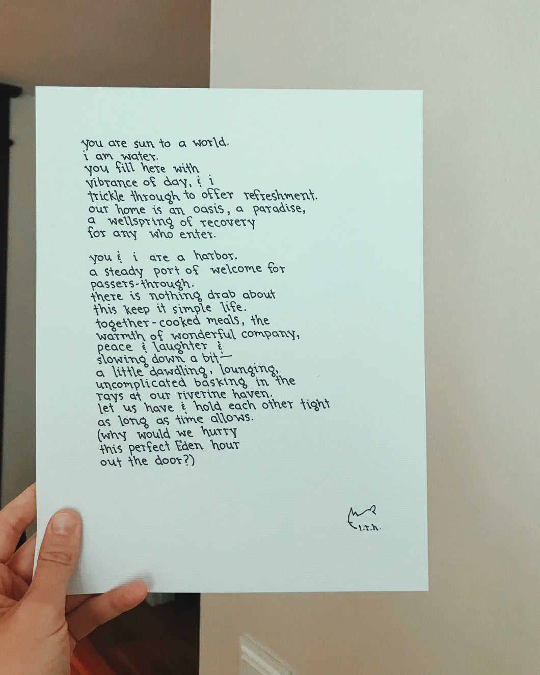 This Eden Hour // Poem