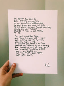 The Turning // Poem