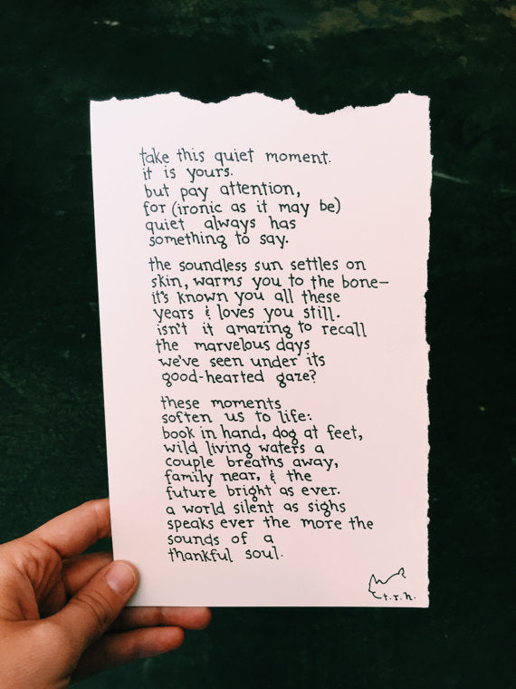 This Quiet Moment // Poem