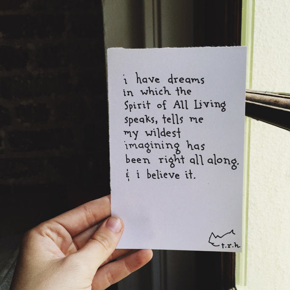I Have Dreams // Poem