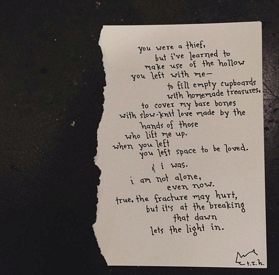 At the Breaking // Poem