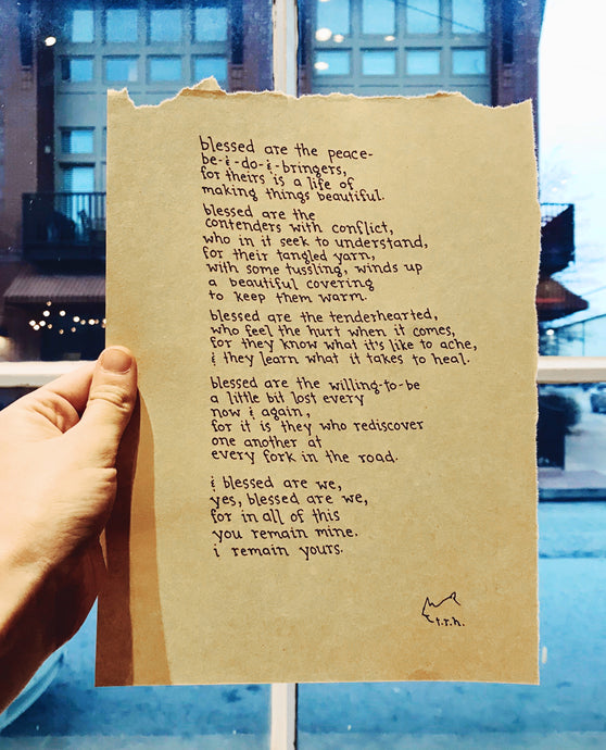 Beatitudes // Poem
